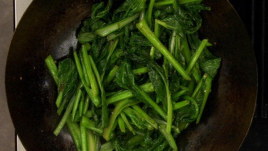 Stir-Frying the Dish