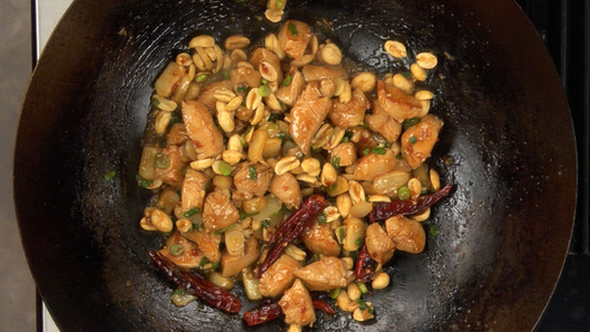 Stir-Frying the Dish