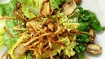 Soy-Sesame Salad w/ Wild Mushrooms & Pomme Paille 