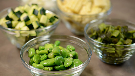 Preparing the Vegetables 