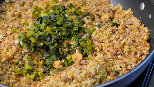 Cooking the Burger Mixture 