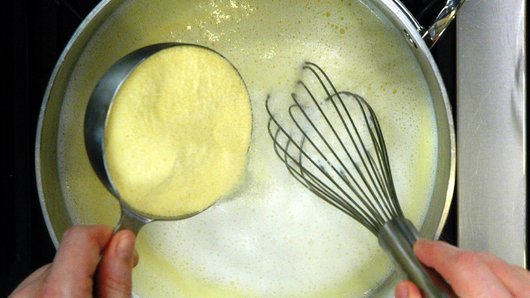 Making the Polenta