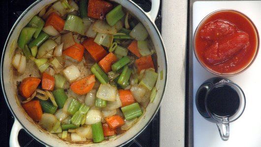 Deglazing & Adding Remaining Ingredients