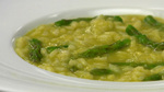 Asparagus Risotto w/ Truffle Oil