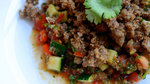 Raw Vegetable Salsa & Cooked "Chili" 
