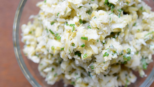 Preparing the Artichoke Purée 