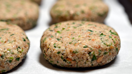 Preparing the Falafels 