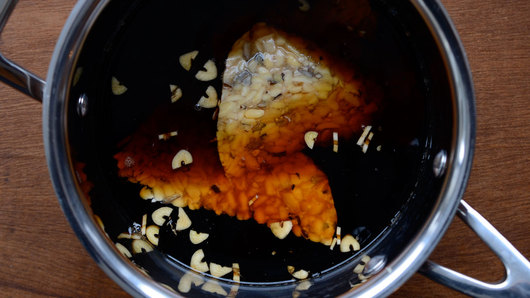 Braising the Tempeh 