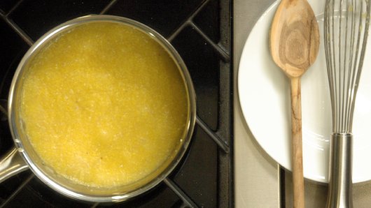 Making the Polenta