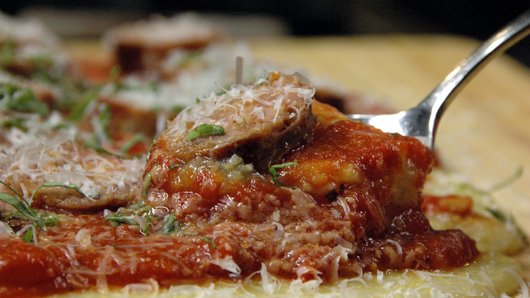 Serving the Polenta