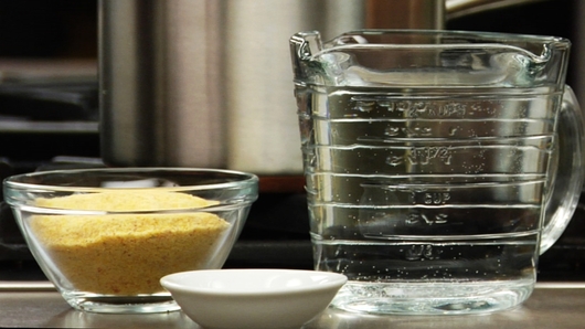 Making the Polenta 