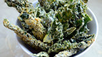 Cheezy Cashew Kale Chips  