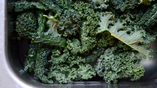 Cleaning the Kale
