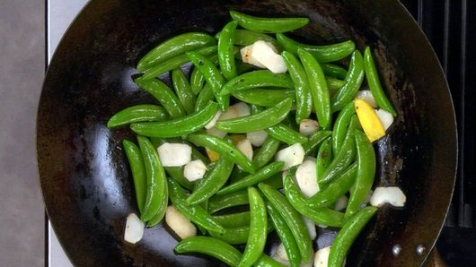 Stir-Frying the Dish 