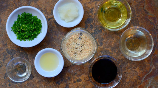 Making the Vinaigrette