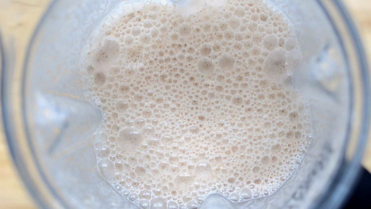 Preparing the Almond Nog