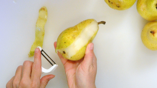 Preparing the Poached Pears