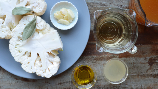 Preparing & Baking the Cauliflower 