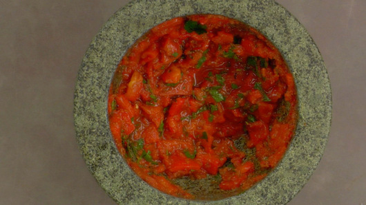 Finishing the Harissa