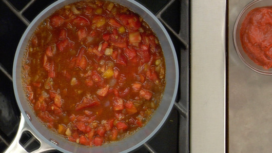 Finishing the Sauce