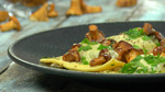Truffled Ravioli w/ Chanterelles 