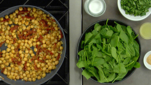 Adding the Spinach 