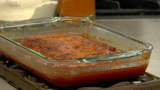 Braising the Seitan Brisket