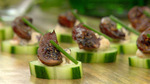 Cucumber Rounds w/ Cashew Cheese Tapenade 