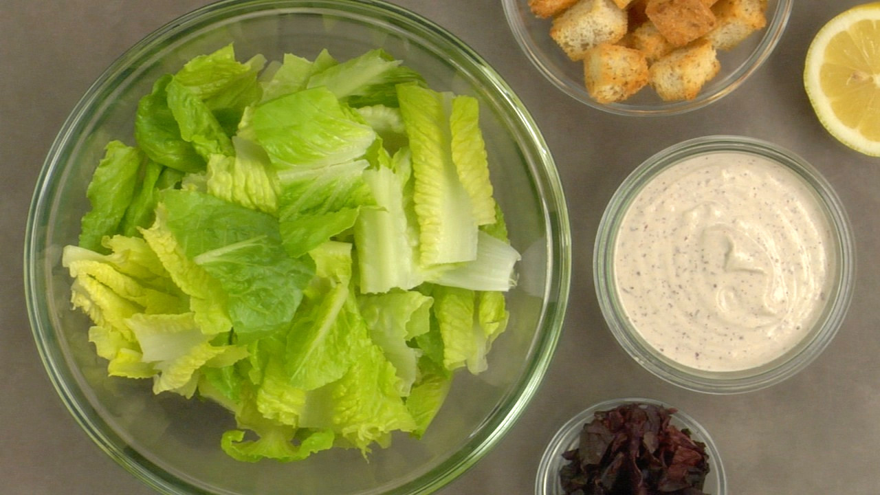 Preparing the Salad
