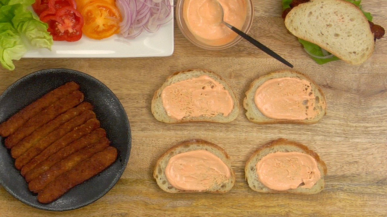 Preparing the Sandwiches