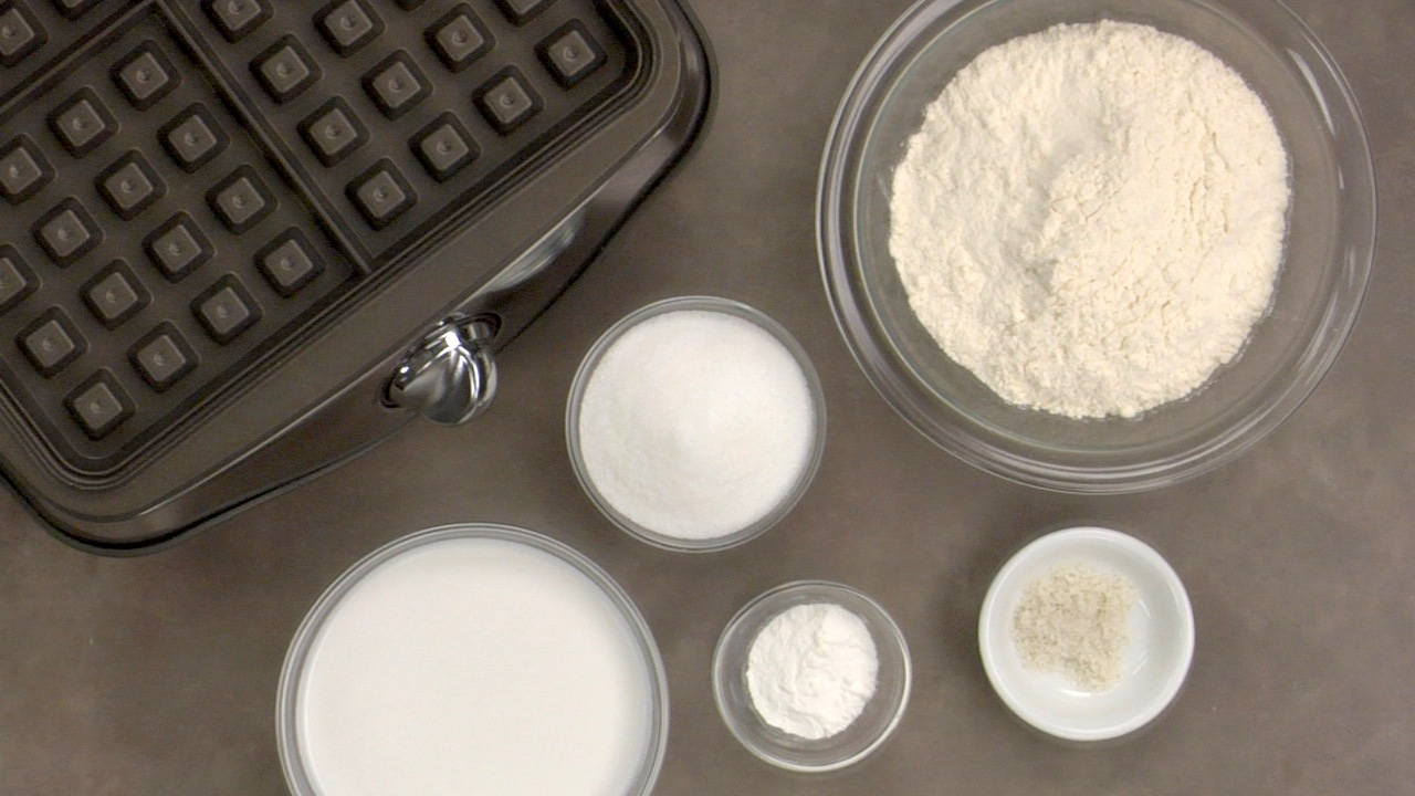 Preparing the Waffles