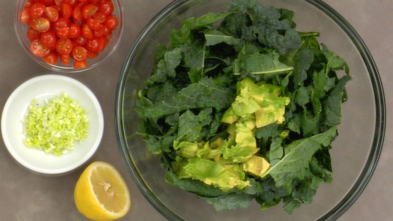Preparing the Salad