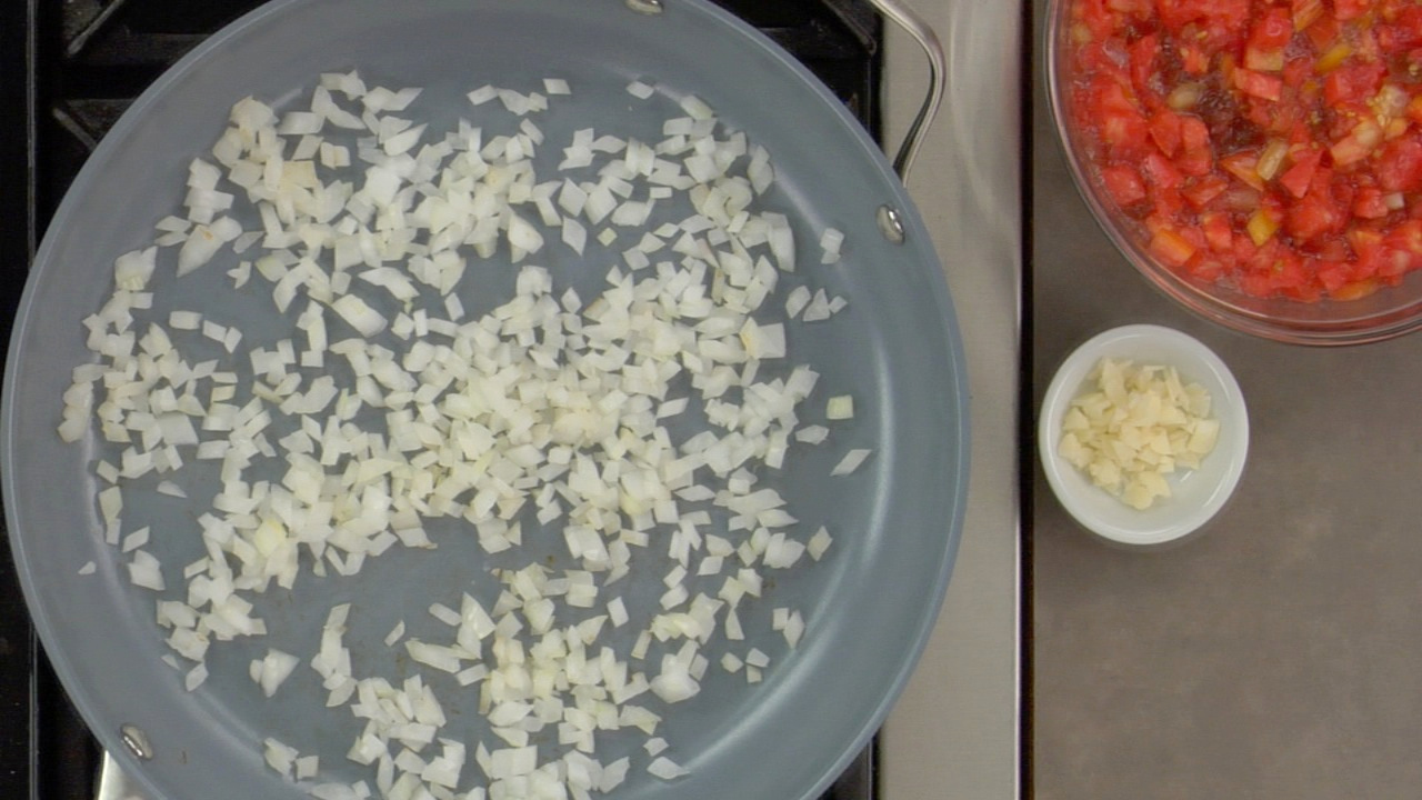 Steam Frying the Aromatics