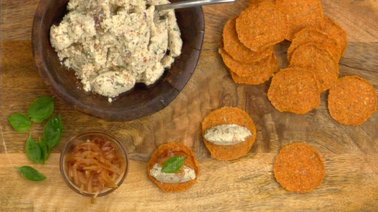 Assembling the Canapés