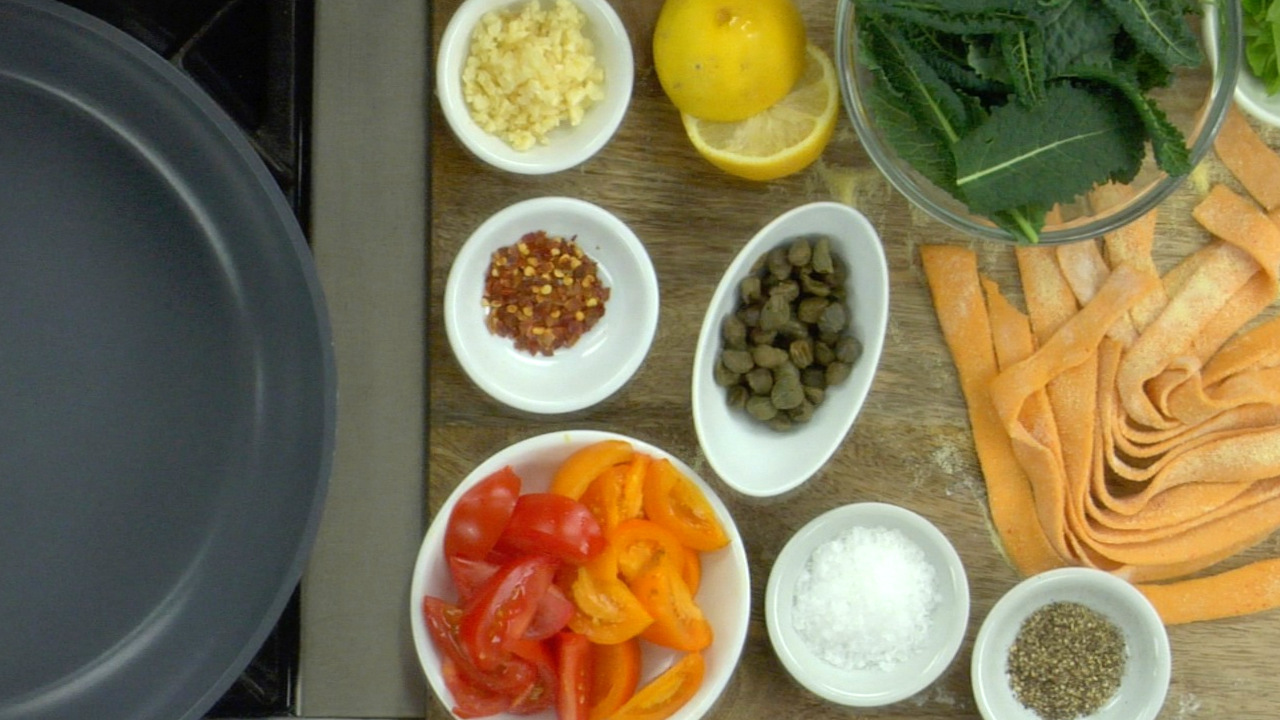 Preparing the Pappardelle