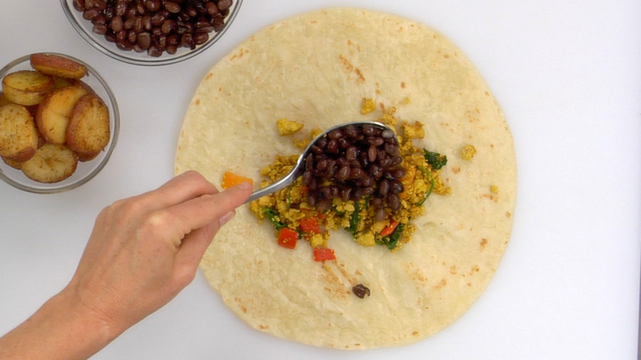Preparing & Assembling the Burrito 