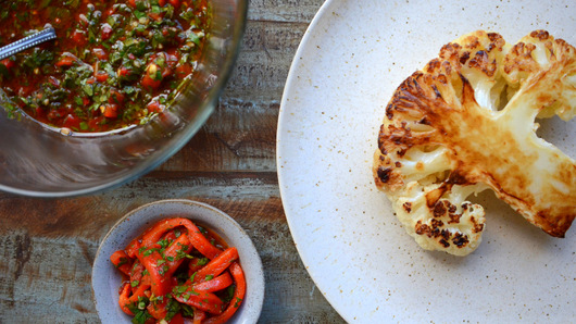 Pan-Searing & Serving the 'Steaks'