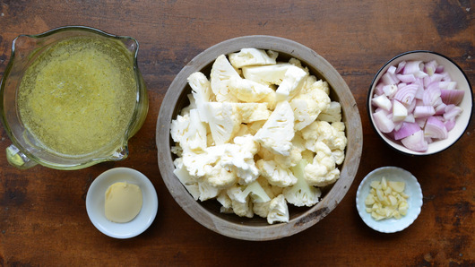 Making the Cauliflower Purée 
