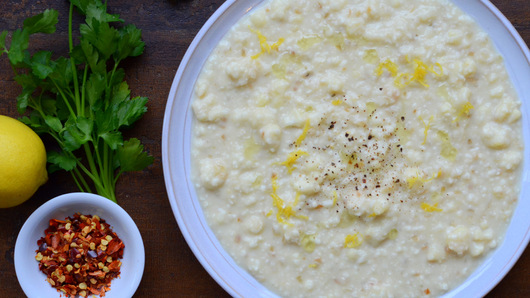 Cooking & Serving the Risotto 