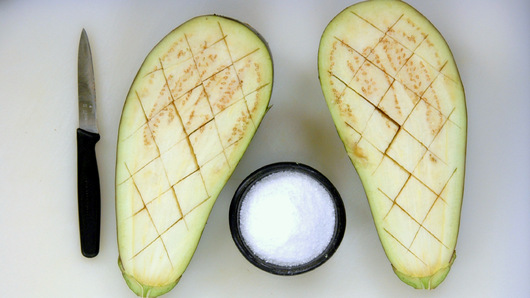 Salting the Eggplant