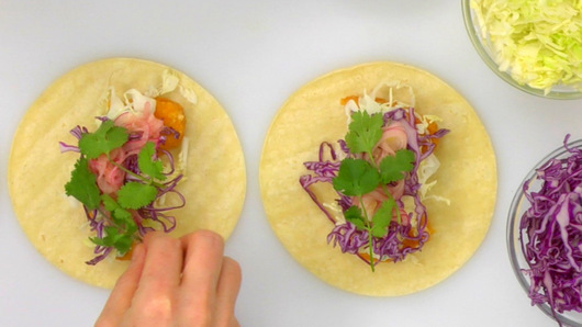 Assembling the Tacos