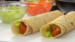 Buffalo Chick'n Wrap w/ Vegan Ranch Dressing