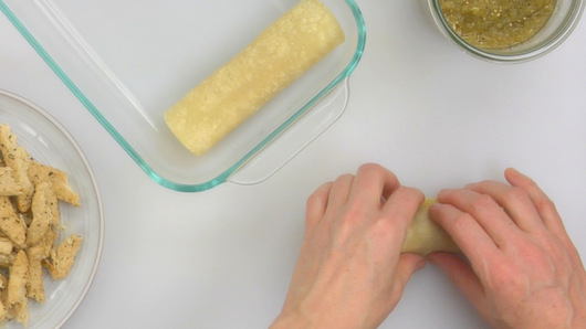 Assembling & Baking the Enchiladas 