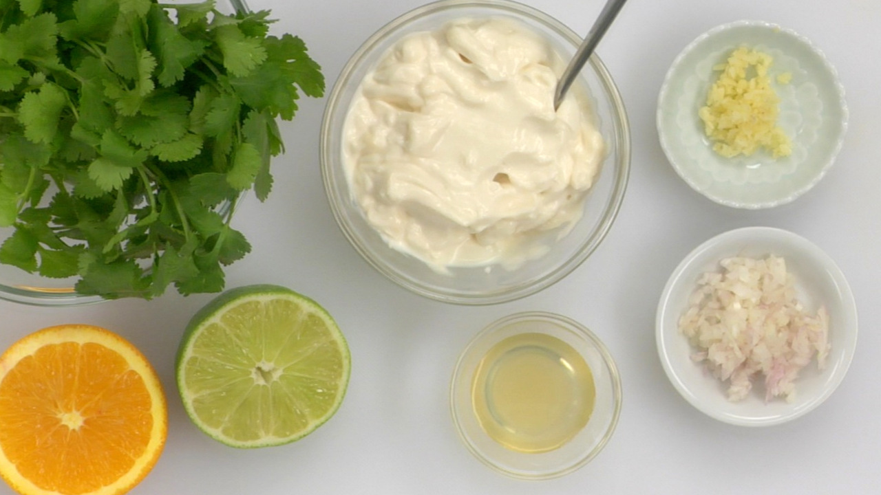 Preparing the Aioli 