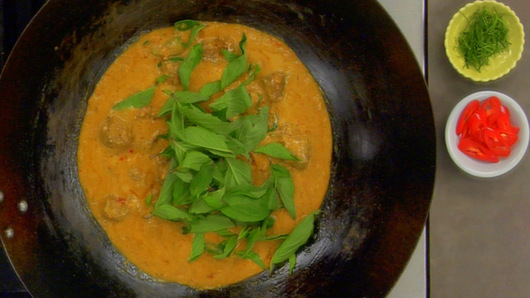 Gathering Your Mise en Place & Cooking the Panang