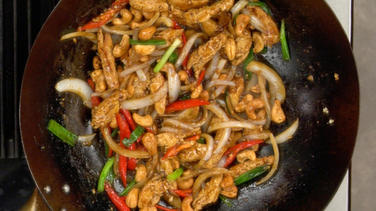 Stir-Frying the Dish 