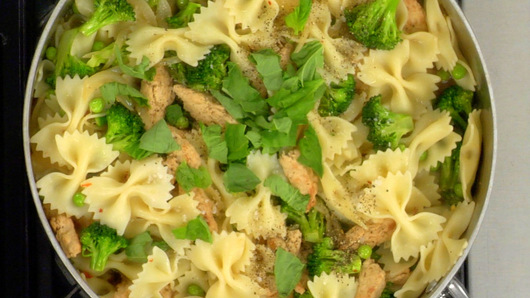 Finishing the Pasta