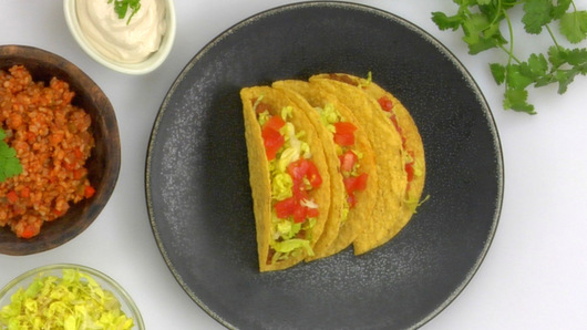 Assembling & Serving the Tacos