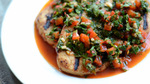 Grilled Chick’n Scallopini w/ Chimichurri
