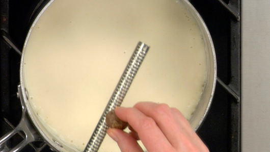 Making the Béchamel Sauce